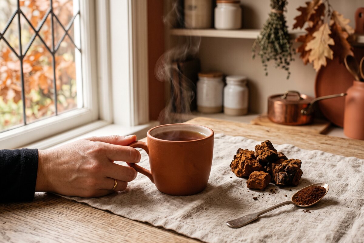 Comment consommer le chaga : infusion, poudre, café et dosage au quotidien