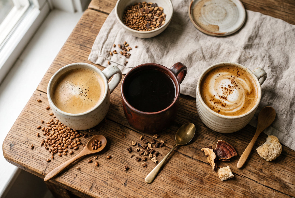 Café d'orge, chicorée ou café aux champignons adaptogènes : quel est le meilleur substitut au café ?