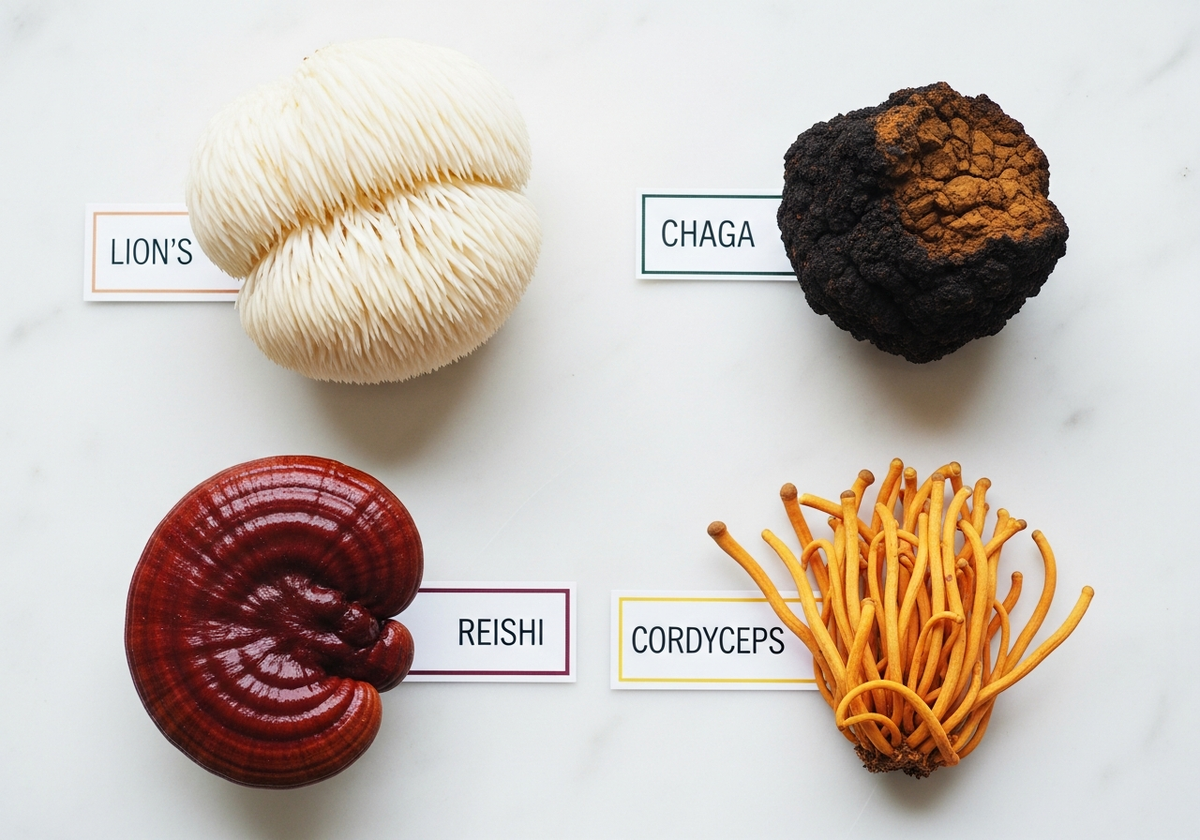 Top 4 des champignons adaptogènes les plus populaires dans le monde