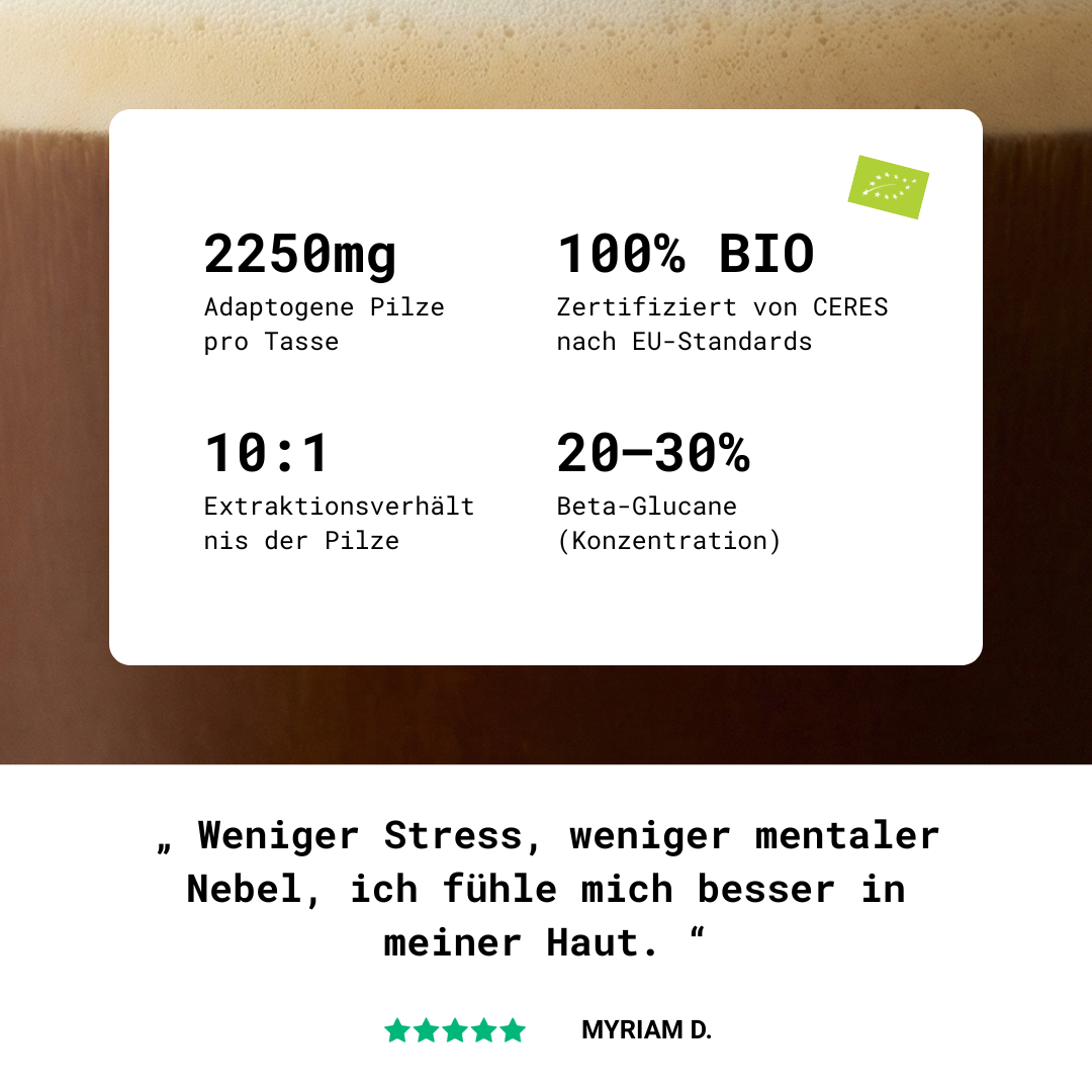 Adaptogener Pilzkaffee