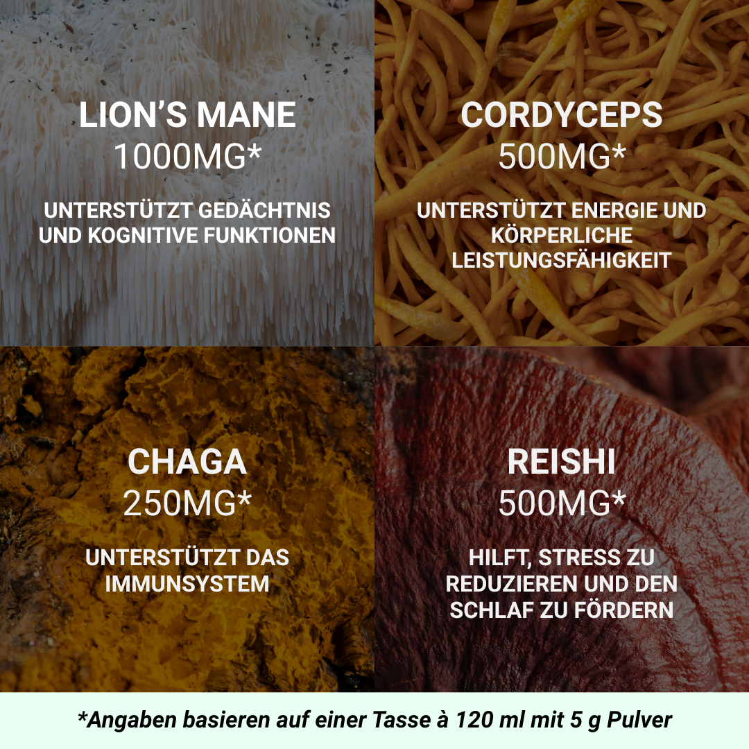 Adaptogener Pilz-Matcha